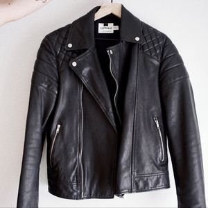 Topman small leather jacket